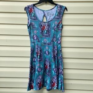 Disney, Small, Little Mermaid Dress, gentle used, multi colored, polyester